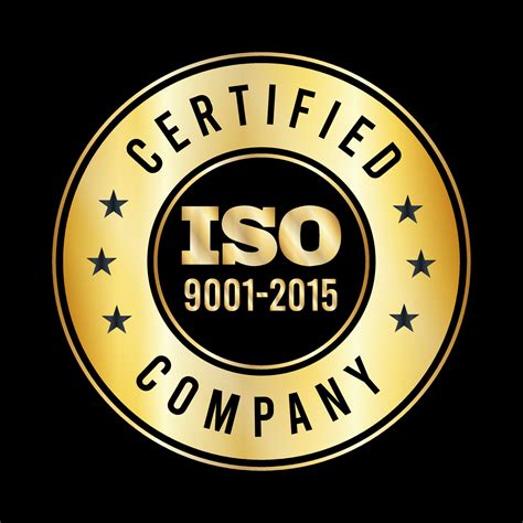 ISO Certificate .